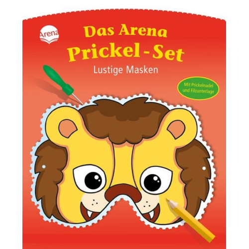 Das Arena Prickel-Set - Lustige Masken