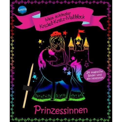 Mein schönster Krickel-Kratz-Malblock - Prinzessinnen