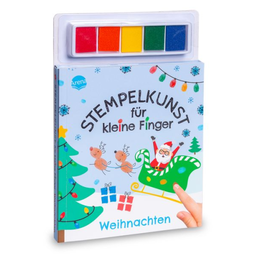 Stempelkunst für kleine Finger. Weihnachten