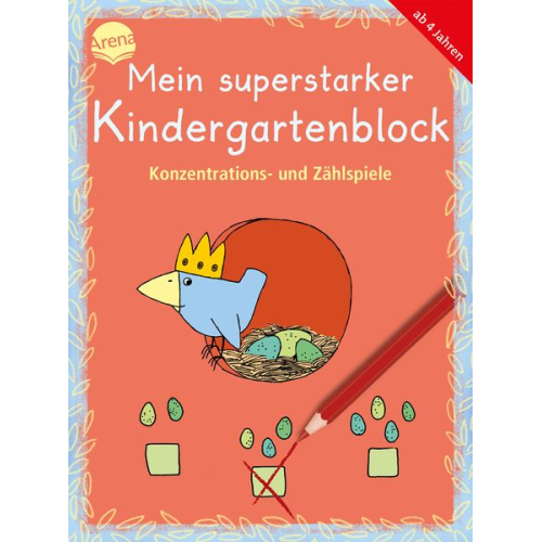 Mein superstarker Kindergartenblock. Konzentrations- und Zählspiele