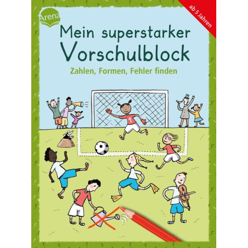 Mein superstarker Vorschulblock. Zahlen, Formen, Fehler finden