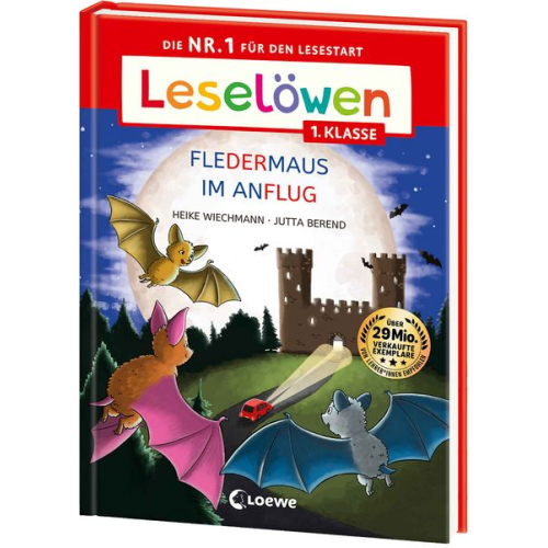 Heike Wiechmann - Leselöwen 1. Klasse - Fledermaus im Anflug (Großbuchstabenausgabe)