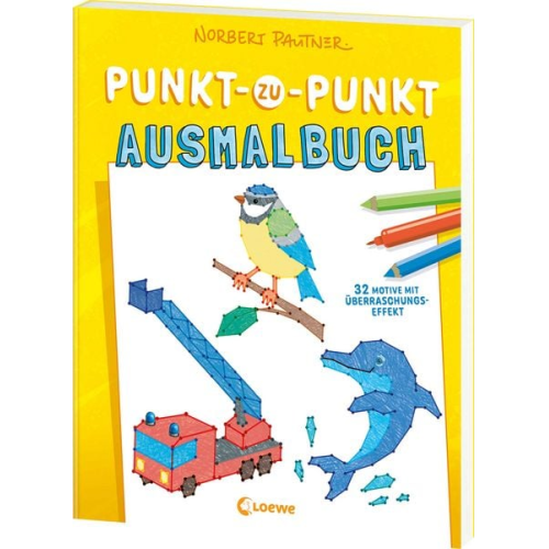 Punkt-zu-Punkt-Ausmalbuch (gelb)