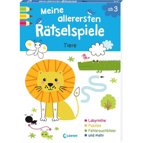 Meine allerersten Rätselspiele - Tiere