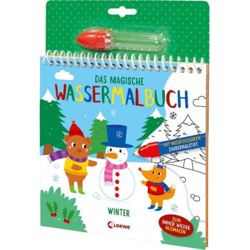 Das magische Wassermalbuch - Winter