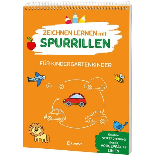 Zeichnen lernen mit Spurrillen - Für Kindergartenkinder