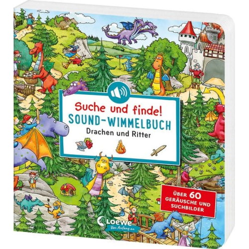 Suche und finde! Sound-Wimmelbuch - Drachen und Ritter