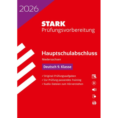 STARK Deutsch 9. Klasse - Hauptschulabschluss 2026 Niedersachsen - Prüfungsvorbereitung