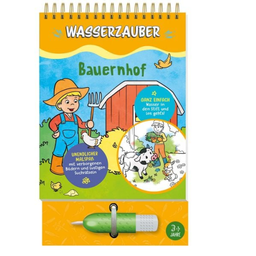 Schwager & Steinlein Verlag GmbH - Bauernhof Wasserzauber Malbuch