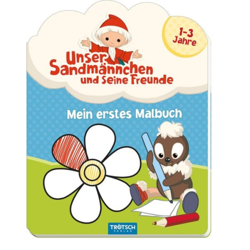 Mein erstes Malbuch: Unser Sandmännchen und seine Freunde