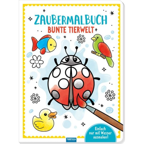 Trötsch Malbuch Zaubermalbuch Bunte Tierwelt