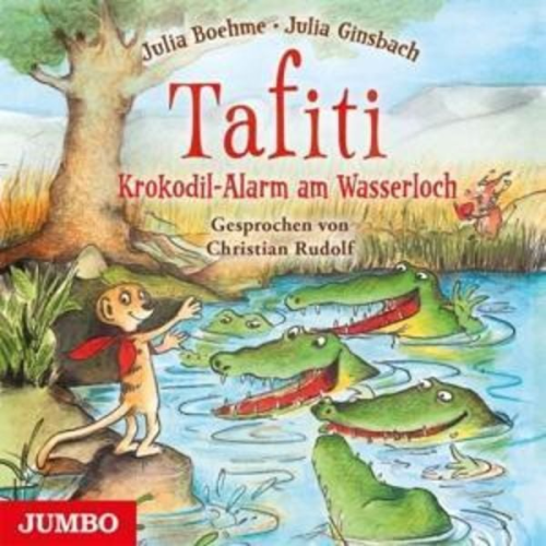 Tafiti. Krokodil-Alarm am Wasserloch (19)
