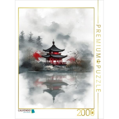 CALVENDO Puzzle Wassertempel | 1000 Teile Lege-Größe 64x48cm Foto-Puzzle für glückliche Stunden