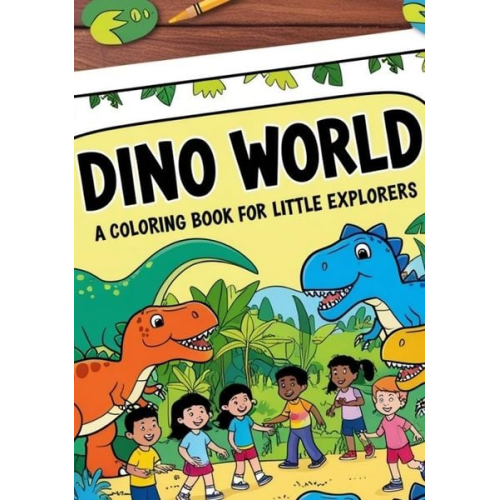 Sylvia Müller - "Dino World: Ein Malbuch für kleine Entdecker"