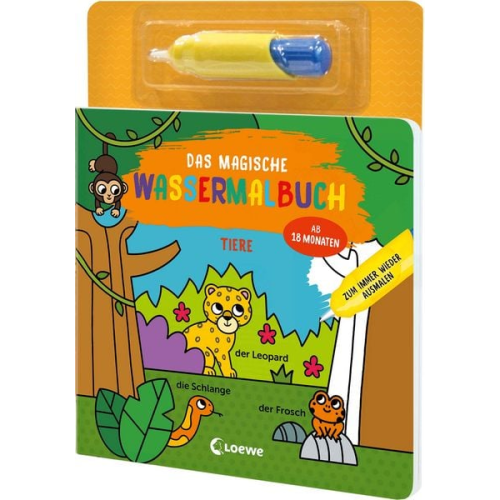 Das magische Wassermalbuch - Tiere