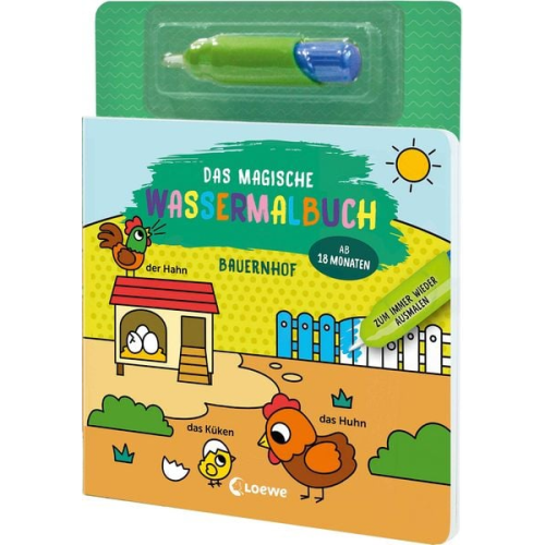 Das magische Wassermalbuch - Bauernhof