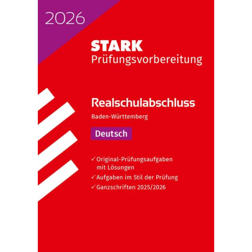 Anja Engel Franziska Schnurrer - STARK Deutsch - Realschulabschluss 2026 BW - Prüfungsvorbereitung