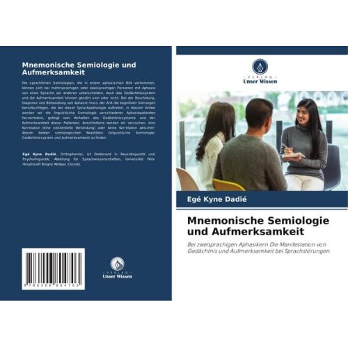 Egé Kyne Dadié - Mnemonische Semiologie und Aufmerksamkeit