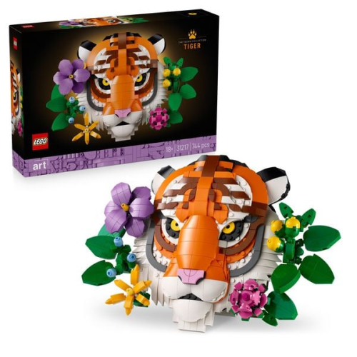 LEGO Art Fauna Collection - Tiger - Baubares 3D-Kunstwerk - 31217