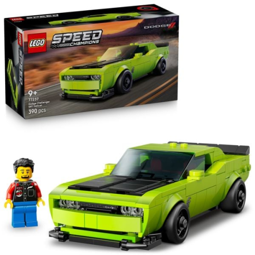 LEGO® Speed Champions Dodge Challenger SRT Hellcat Sportwagen (77237); Spielzeugauto; Bauset