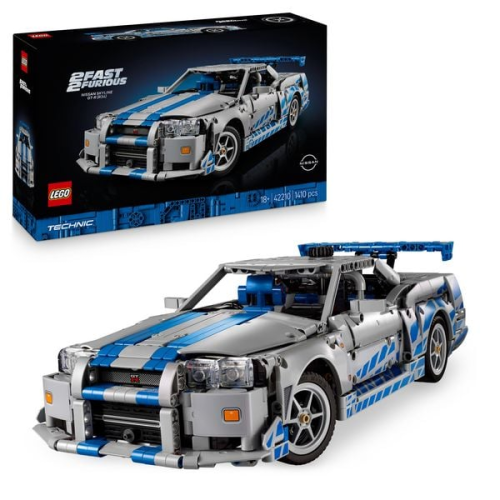 42210 LEGO® TECHNIC 2 Fast 2 Furious Nissan Skyline GT-R (R34) Flitzer