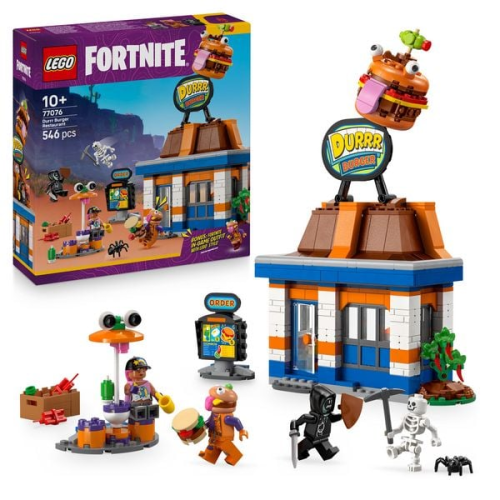 LEGO Fortnite 77076 Durrr Burger Restaurant, Gaming-Geschenk mit Figuren