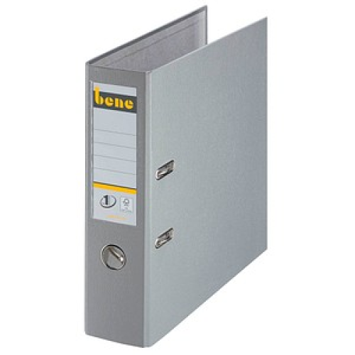 bene No.1 Power Ordner grau Kunststoff 8,0 cm DIN A4