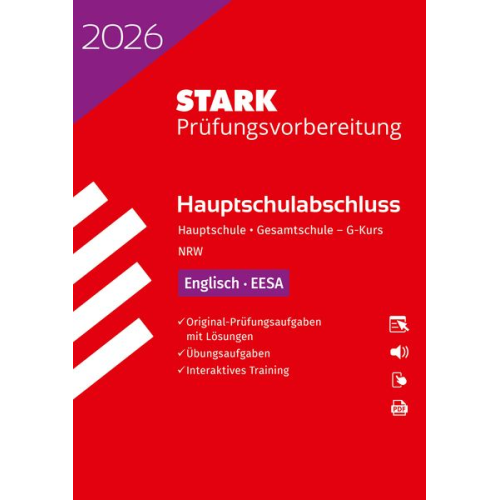 STARK Englisch G-Kurs - Hauptschulabschluss (EESA) 2026 NRW - Prüfungsvorbereitung inkl. Lösungen