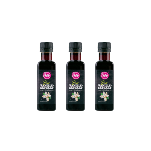Sallys Bio-Vanille Extrakt - 3er-Set