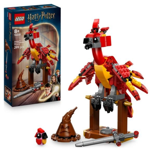 LEGO Harry Potter Fawkes: Dumbledores Phönix Spielzeug-Vogelfigur 76448