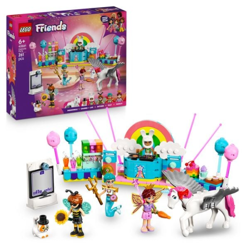 LEGO Friends Kostümparty mit Einhorn und Fee - Set mit Mini-Puppen 42661