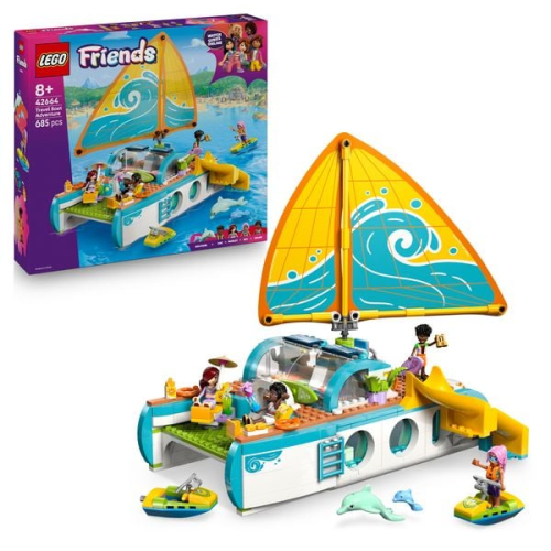 LEGO Friends Segelabenteuer - Spielzeugboot mit Mini-Puppen - 42664