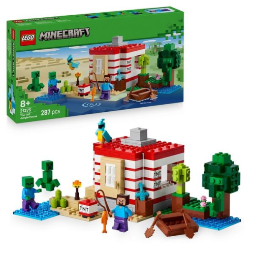 LEGO Minecraft Das TNT-Dschungelhaus - Spielzeug für Gamer - 21275