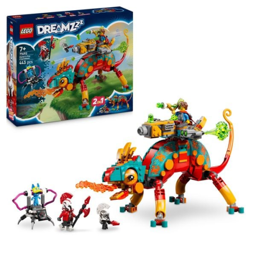 LEGO DREAMZzz 2-in-1 Mateos Feuer-Chamäleon - Fantasy-Tierfigur - 71492