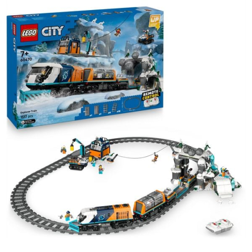 LEGO City Arktis-Polarexpress - Ferngesteuerte Eisenbahn - 60470