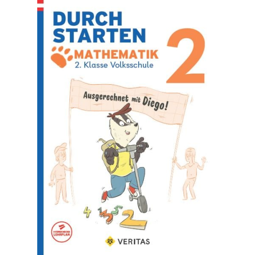 Melanie Puff - Durchstarten 2. Klasse - Volksschule - Auf alle Fälle mit Diego! Mathematik - Übungsbuch