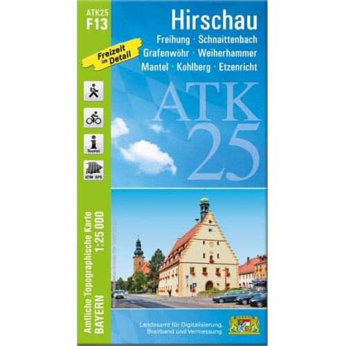 ATK25-F13 Hirschau (Amtliche Topographische Karte 1:25000)