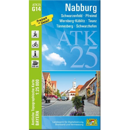 ATK25-G14 Nabburg (Amtliche Topographische Karte 1:25000)