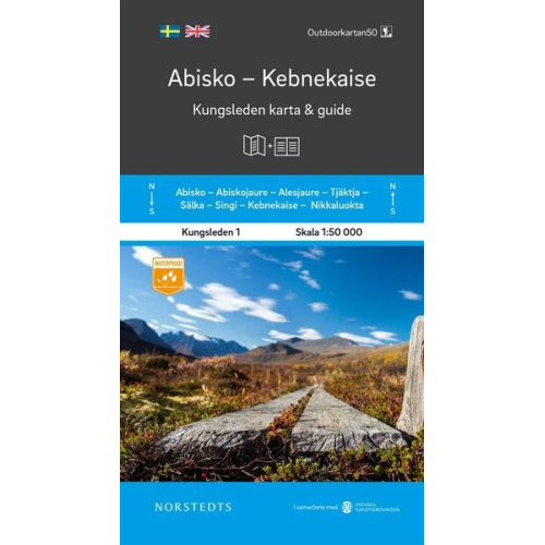 Abisko Kebnekaise Kungsleden 1 1:50 000