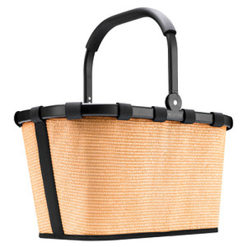 reisenthel® Einkaufskorb carrybag frame raffia black Kunstfaser braun, schwarz