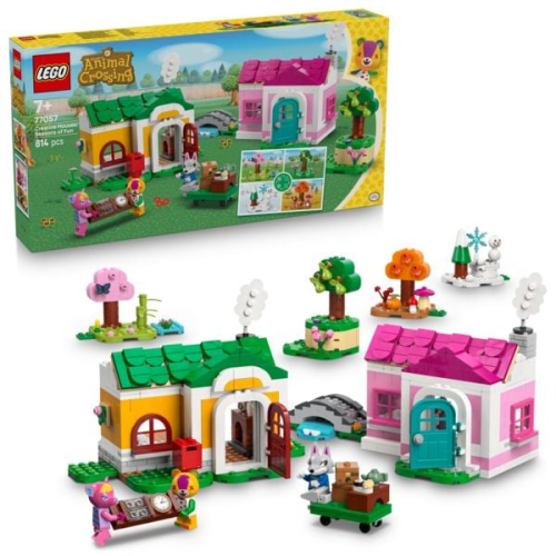 LEGO® Animal Crossing™ Kreative Häuser: Jahreszeiten Voller Spaß (77057); Bauset mit Minifiguren