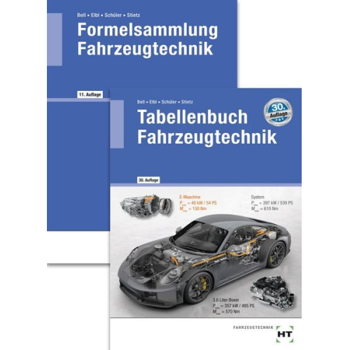 Marco Bell Helmut Elbl Wilhelm Schüler - Paketangebot Tabellenbuch Fahrzeugtechnik und Formelsammlung Fahrzeugtechnik