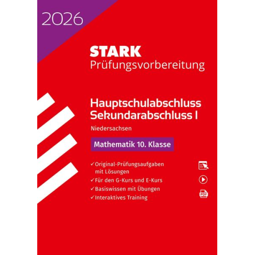 STARK Mathematik 10. Klasse - Hauptschulabschluss 2026 Niedersachsen - Prüfungsvorbereitung mit Lösungen