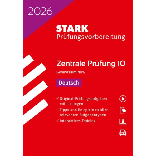 Regina Esser-Palm Bernd Volkhausen - STARK Deutsch 10. Klasse - Zentrale Prüfung (ZP10) Gymnasium 2026 NRW - Prüfungsvorbereitung