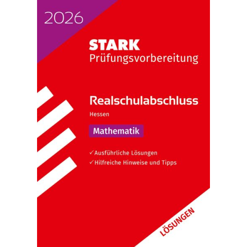 STARK Lösungen zu Mathematik - Realschulabschluss 2026 Hessen - Prüfungsvorbereitung