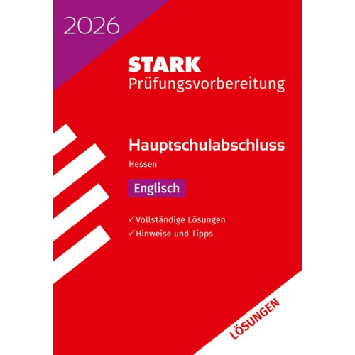 STARK Lösungen zu Englisch - Hauptschulabschluss 2026 Hessen - Prüfungsvorbereitung