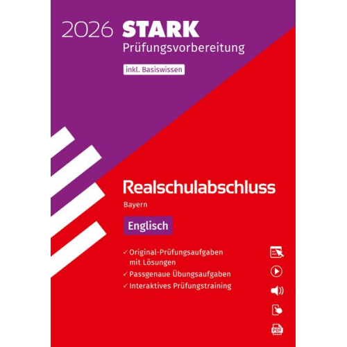 STARK Englisch - Realschulabschluss 2026 Bayern - Prüfungsvorbereitung inkl. Basistraining