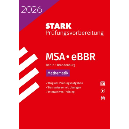 STARK Mathematik - MSA/eBBR 2026 Berlin/Brandenburg - Prüfungsvorbereitung