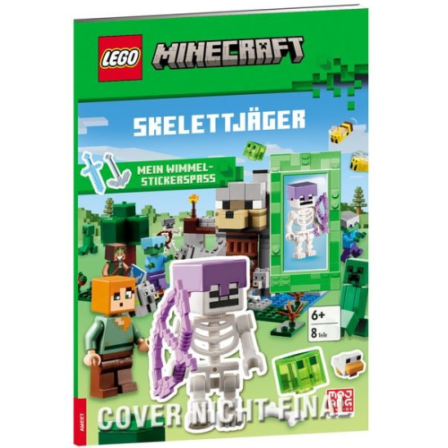 LEGO® - Minecraft® - Skelettjäger - Mein Wimmel-Stickerspaß