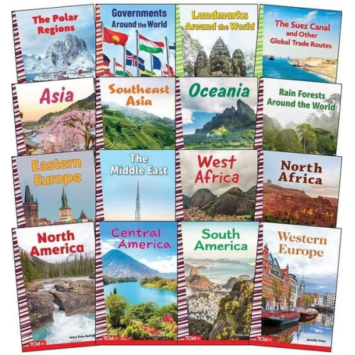 Multiple Authors Mary Kate Bolinder Alyxx Melendez Dylan Levsey - Around the World Social Studies Readers 16-Book Set